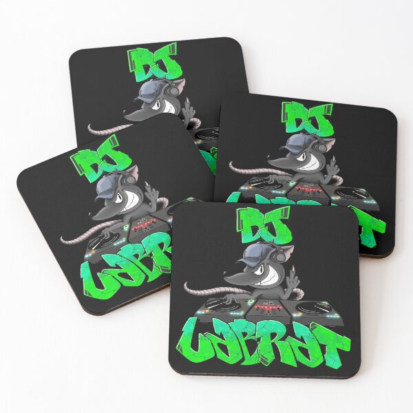 Item preview, DJ LabRat (Turntables - Green) designed and sold by DJLabRat.