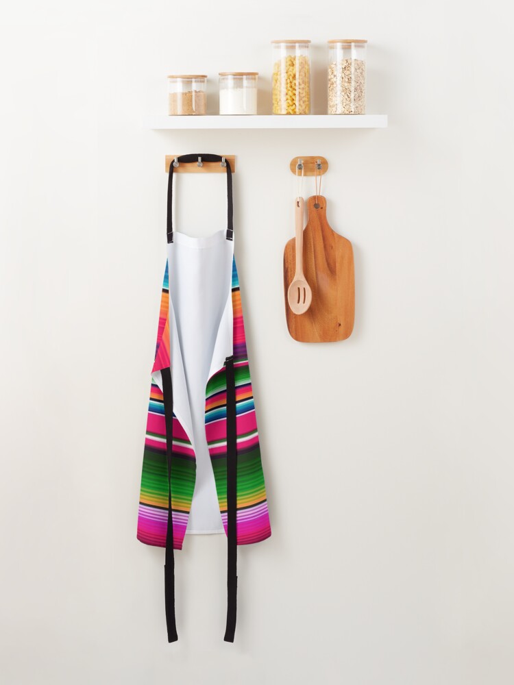 Alternate view of Mexican Blanket Striped Fiesta Serape Apron