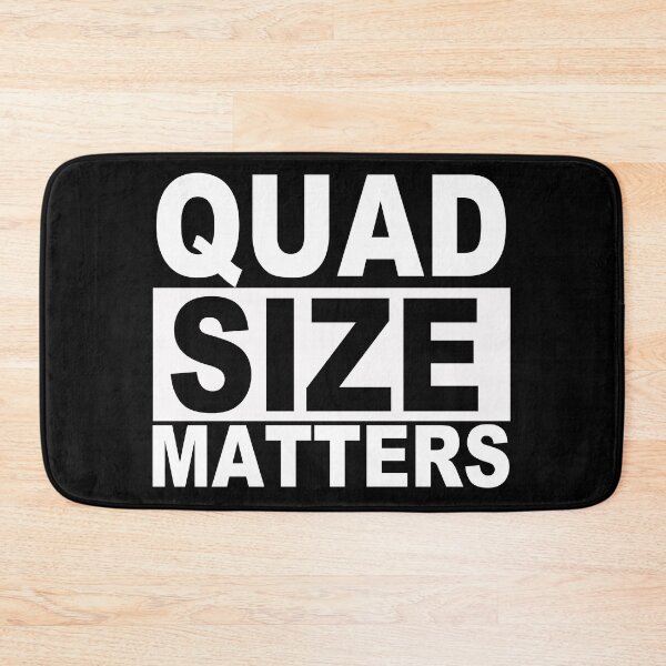 Item preview, Quad Size Matters designed and sold by SquaredApple.