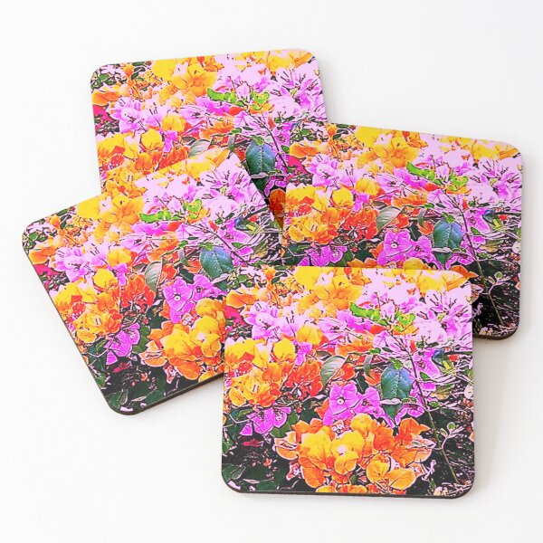 Item preview, TROPICO 2 bougainvillea flower yellow orange pink color vitamin tropic mixed designed and sold by dragonemma.