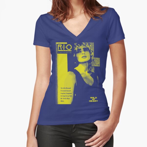 Rio Cinema Wild At Heart Fitted V-Neck T-Shirt