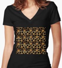 Gears A-Plenty Women's Fitted V-Neck T-Shirt
