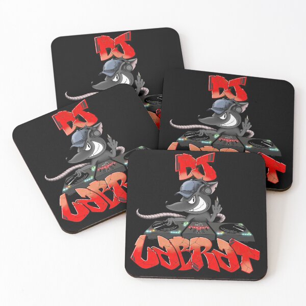 Item preview, DJ LabRat (Turntables - Red) designed and sold by DJLabRat.