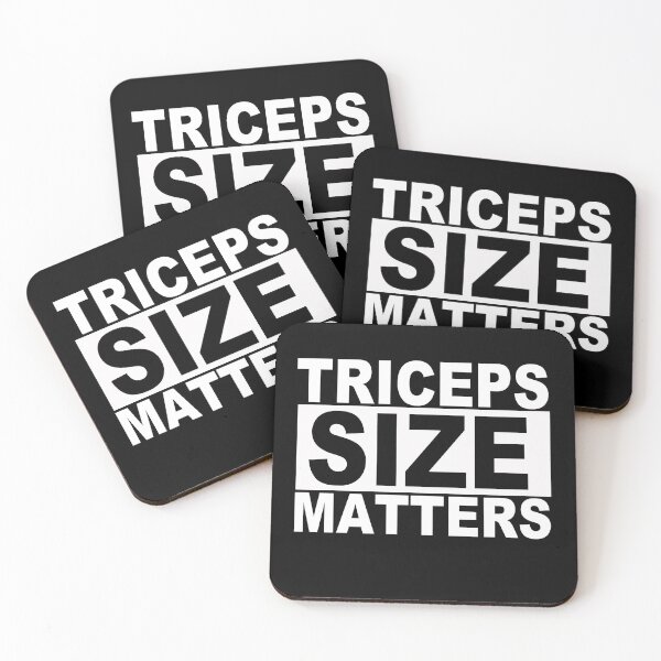Item preview, Triceps Size Matters designed and sold by SquaredApple.