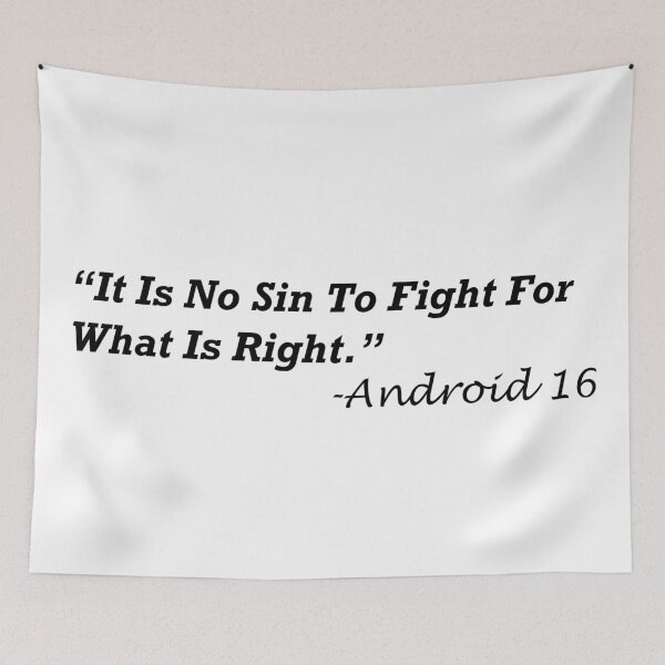 Item preview, Android 16 quote designed and sold by ExploreStore.