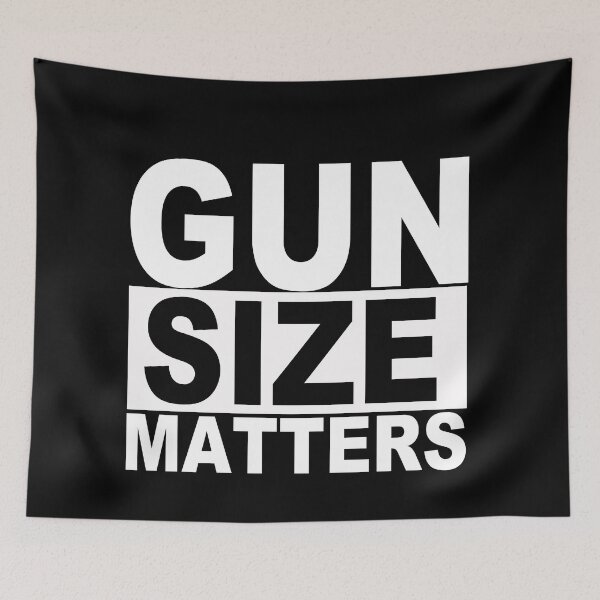 Item preview, Gun Size Matters designed and sold by SquaredApple.