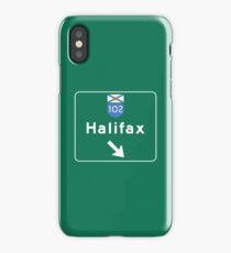 Halifax, Nova Scotia, Road Sign, Canada iPhone Case/Skin