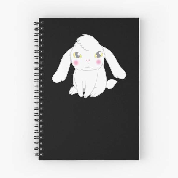 Item preview, Floofy white lop eared bunny rabbit designed and sold by jazzydevil.