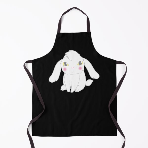 Item preview, Floofy white lop eared bunny rabbit designed and sold by jazzydevil.