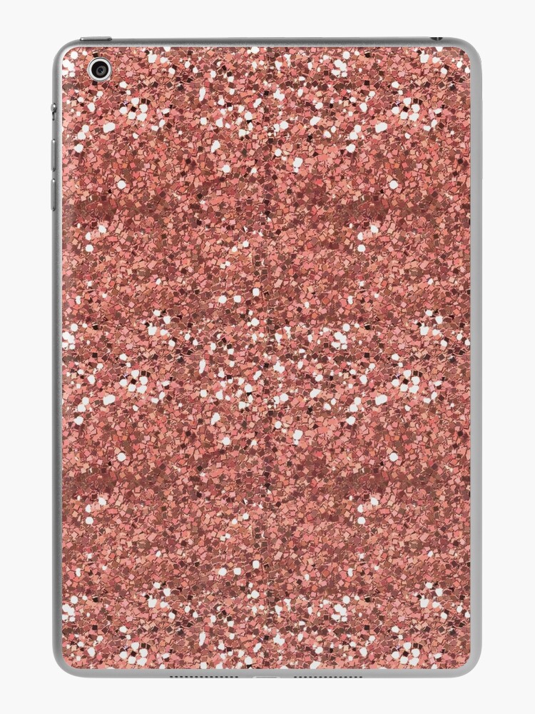 Rose Gold Glitter Look Chunky Sequin iPad Case & Skin for Sale by  ColorFlowArt