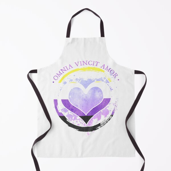 Item preview, Love conquers all heart - Nonbinary flag - LGBTQ designed and sold by zachholmbergart.