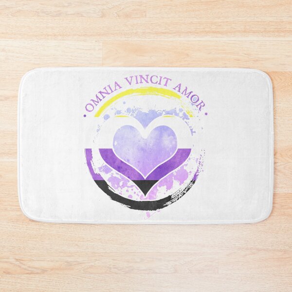 Item preview, Love conquers all heart - Nonbinary flag - LGBTQ designed and sold by zachholmbergart.
