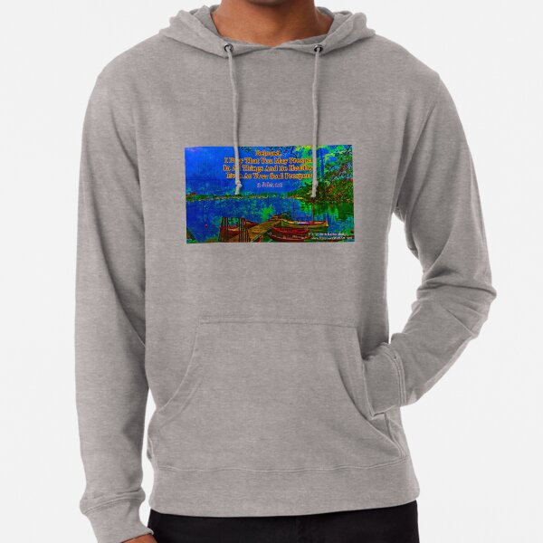 Beloved I pray that you may prosper in all things Lightweight Hoodie