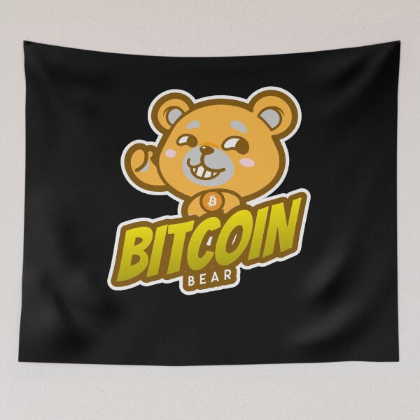 Item preview, Bitcoin Bear Cute Logo designed and sold by Bitcoin-Fashion.