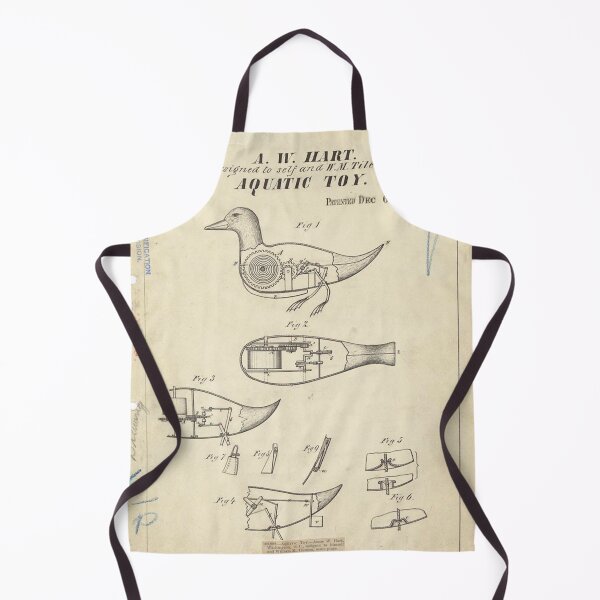 Item preview, Vintage Duck Toy Patent Drawing designed and sold by Douglas E. Welch Design and Photography.