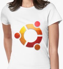 Ubuntu Logo Women's Fitted T-Shirt