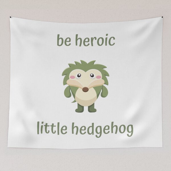 Item preview, Fairy godmother blessings: Be heroic little hedgehog designed and sold by wineandwords.