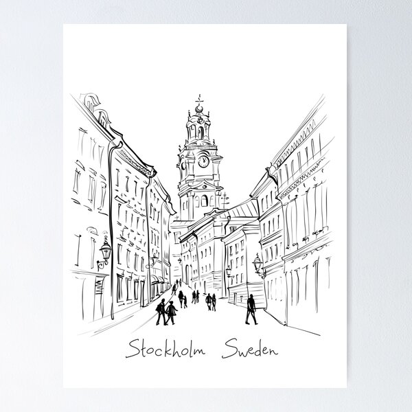Item preview, Stockholm -  the old town designed and sold by Swedishorigin.