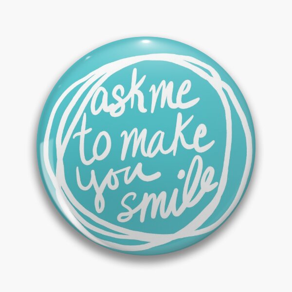 Item preview, ask me to make you smile hand lettering designed and sold by izzyinks.