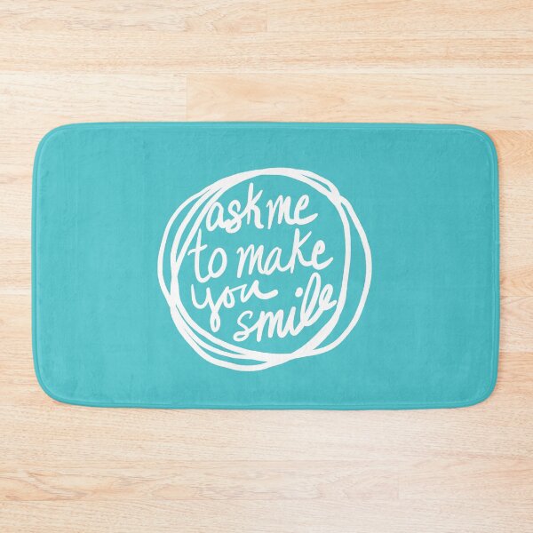 Item preview, ask me to make you smile hand lettering designed and sold by izzyinks.