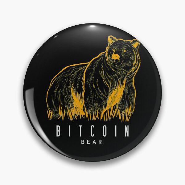 Item preview, Bitcoin Bear Sketch Art Logo designed and sold by Bitcoin-Fashion.