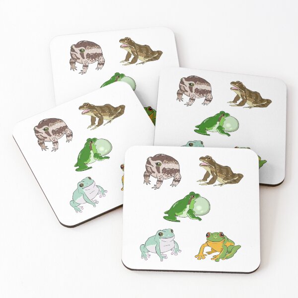 Item preview, Colourful Frog Friends designed and sold by mothmanatee.