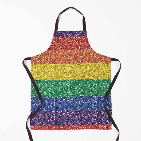 Item preview, Rainbow Glitter Sequin Look Glam Sparkle Pride designed and sold by ColorFlowArt.