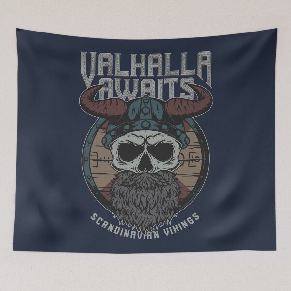 Item preview, Valhalla awaits Scandinavian warriors | Vikings |  designed and sold by walidsam07.