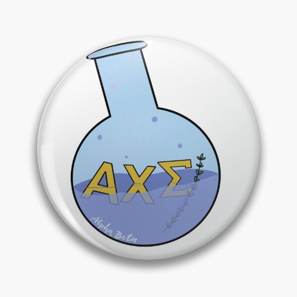 Item preview, Alpha Chi Sigma Alpha Beta Round Bottom Flask designed and sold by jbeisen21.