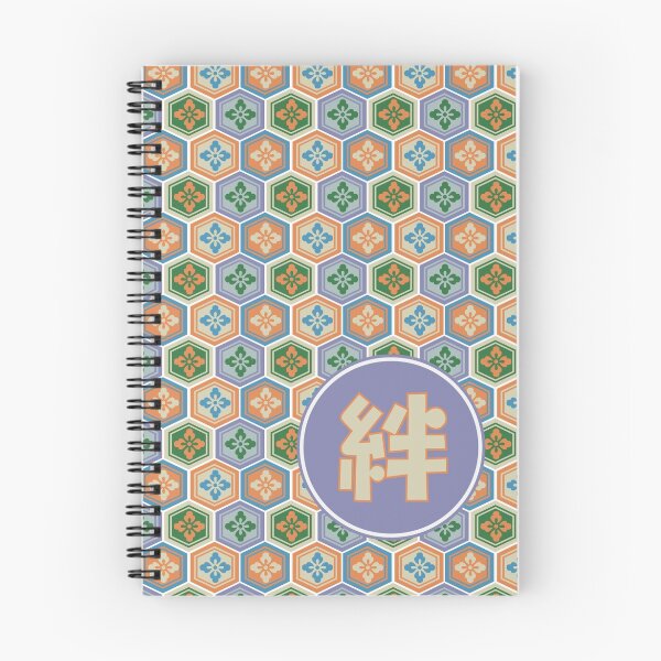 Item preview, Japanese Tortoiseshell Honeycomb Kizuna Ties That Bind Lavender Orange designed and sold by Beverly Claire Kaiya.