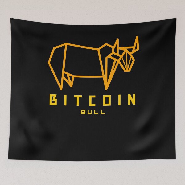 Item preview, Bitcoin Bull Art Logo designed and sold by Bitcoin-Fashion.