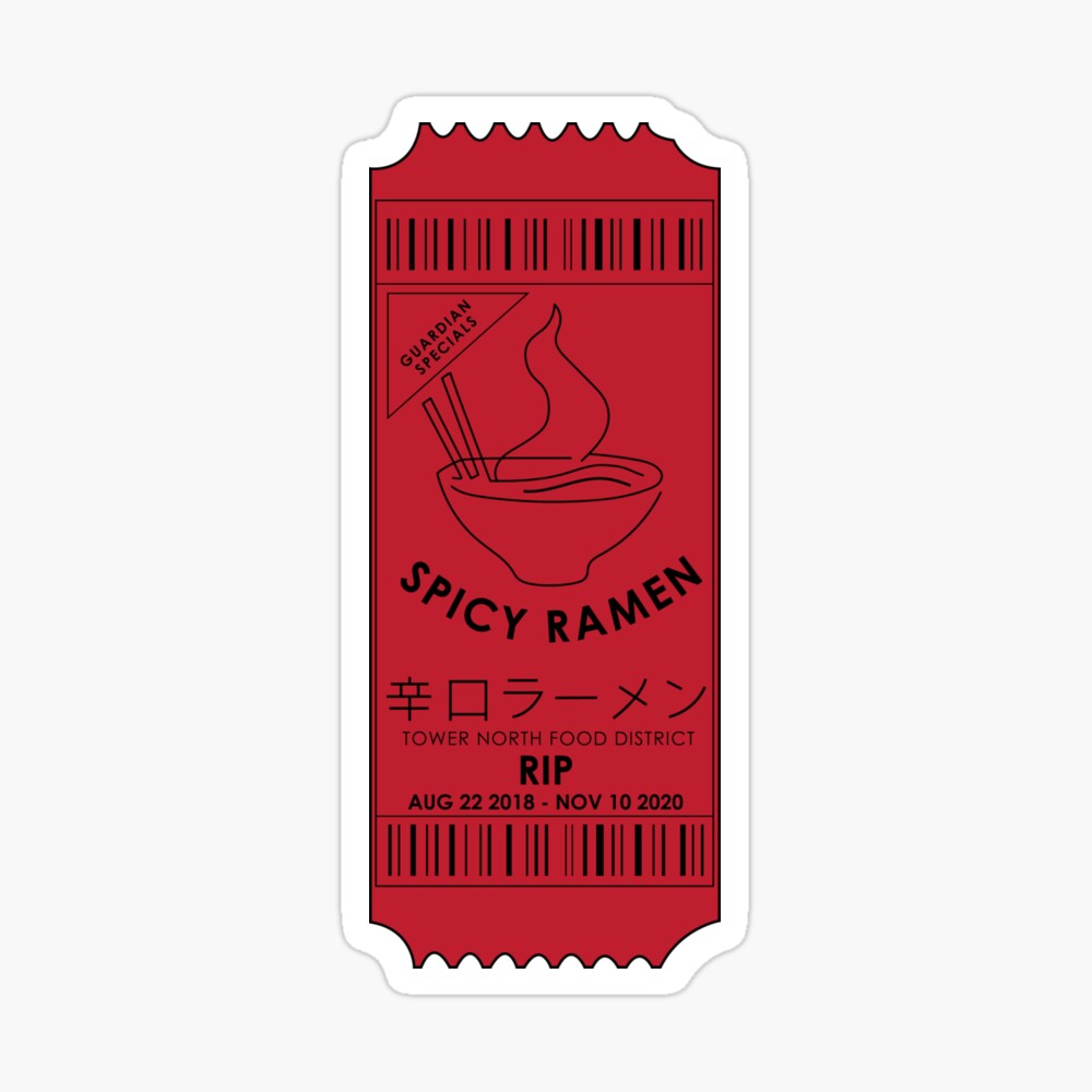 RIP Ramen Coupon" Poster for by | Redbubble