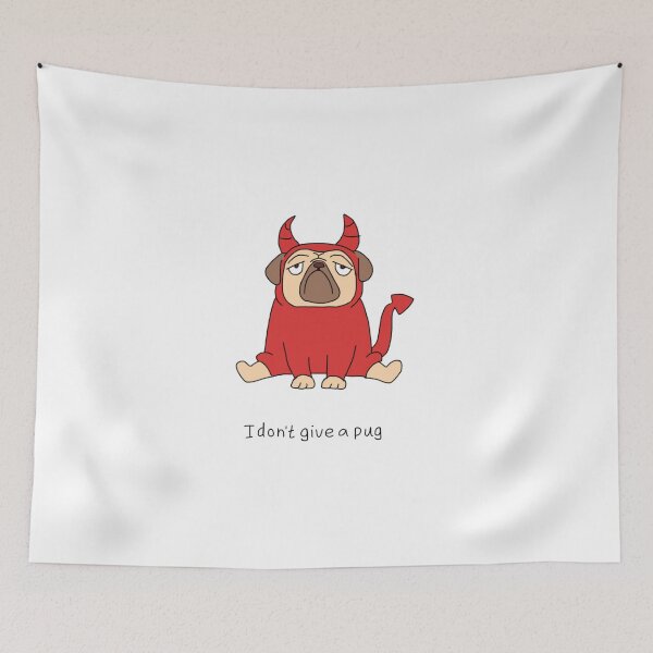 Item preview, Pug devil designed and sold by DolphinsDoodle.
