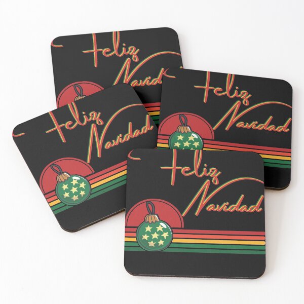 Item preview, Feliz Navidad, navidad, feliz, spanish,  papa noel, san nicolas mexican, festive, party, hispanic, christmas,sunset, christmas holidays, christmas tree, santa claus, designed and sold by prteacool.