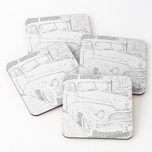 Item preview, Old car sketch black and white designed and sold by adamtepl.