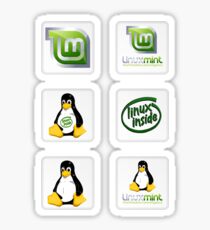 Linux Mint 6 Sticker Set Sticker