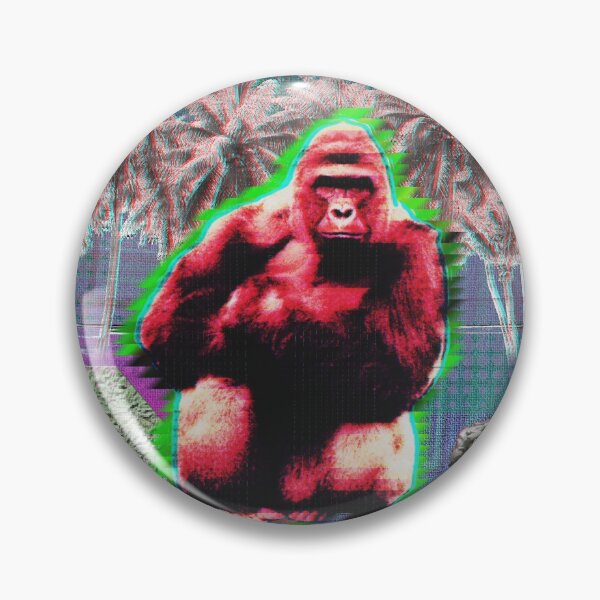 Item preview, Vaporwave Harambe designed and sold by DigitalCleo.