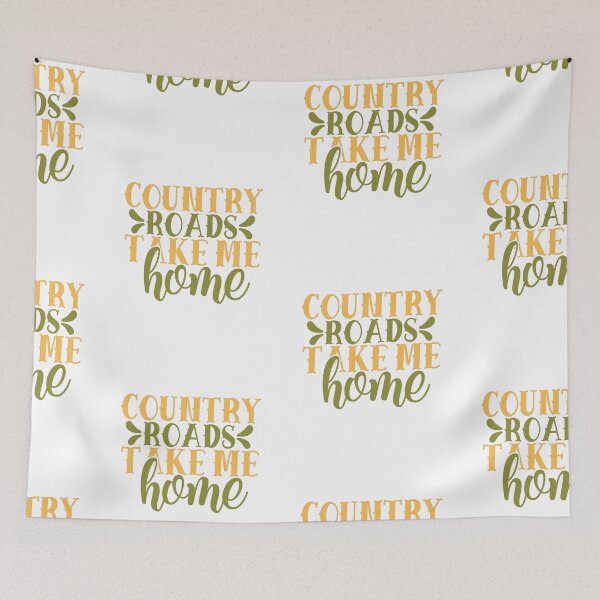 Item preview, country roads take me home designed and sold by O3Prints.