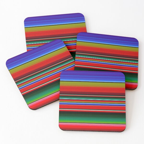 Item preview, Serape Mexican Blanket Striped Fiesta  designed and sold by ColorFlowArt.