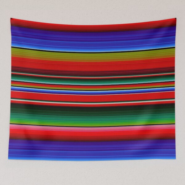 Item preview, Serape Mexican Blanket Striped Fiesta  designed and sold by ColorFlowArt.