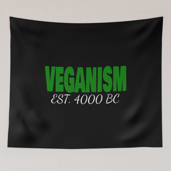 Item preview, Veganism EST. 4000 BC Vegan Themed Christian Vegan T Shirt Merch designed and sold by PRINTS2HOT.