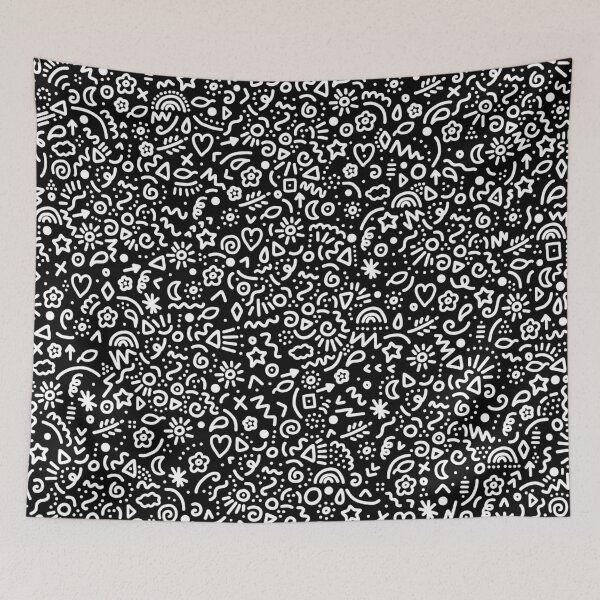 Item preview, Doodles! Black and White #2 designed and sold by Whoopsidoodle.
