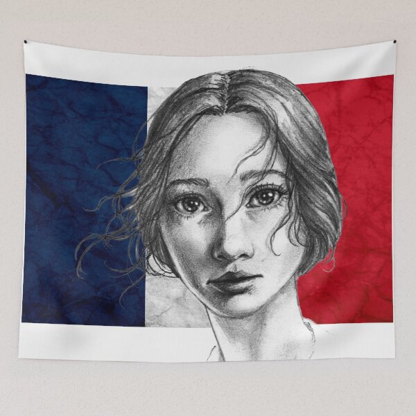 Item preview, Portrait of a Young, French Girl designed and sold by Brina Williamson.