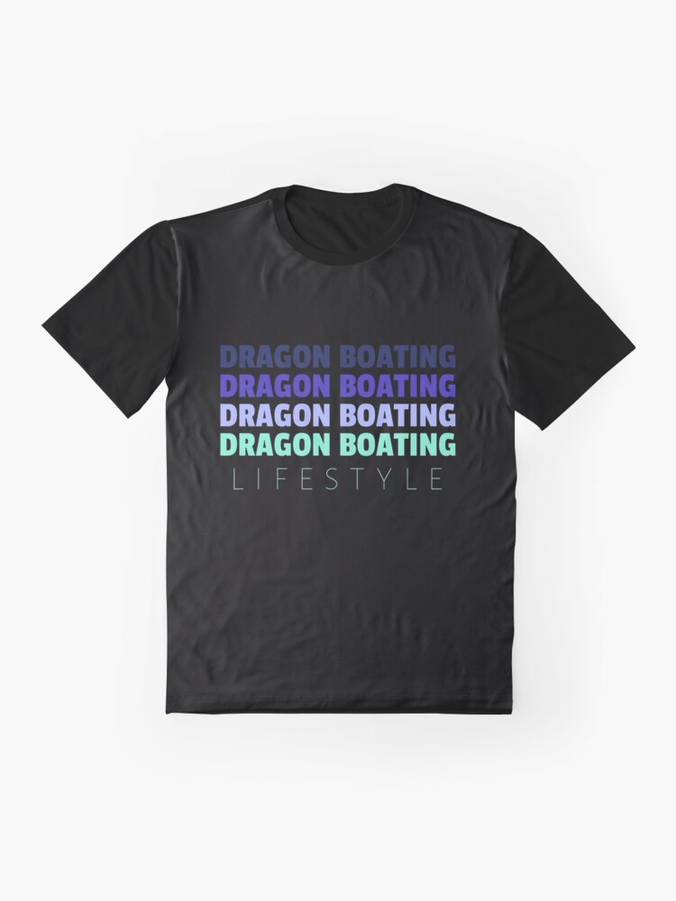 Alternate view of Dragon Boating Lifestyle Graphic T-Shirt