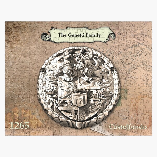Genetti Family Coat-of-Arms Puzzle Jigsaw Puzzle