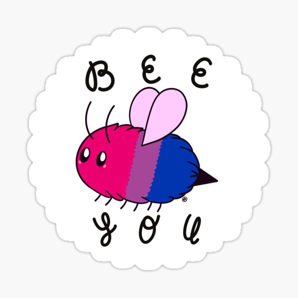 Holographic Trans Pride Bee Stickers (5ct.) – BRC