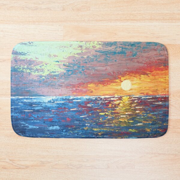 Item preview, rainbow seascape sunset designed and sold by Annika Holmstrom.