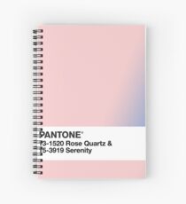 Pantone Rosenquarz Gelassenheit Spiralblock