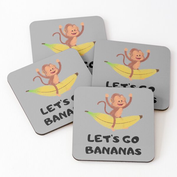 Item preview, Let's Go Bananas: Gray Selection designed and sold by Intuitive Engines Apparel Co..
