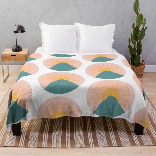 Item preview, Abstract Mountain Sunrise designed and sold by Kaitlyn Hart.